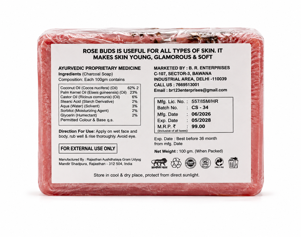 ROSE HANDMADE BATH SOAP